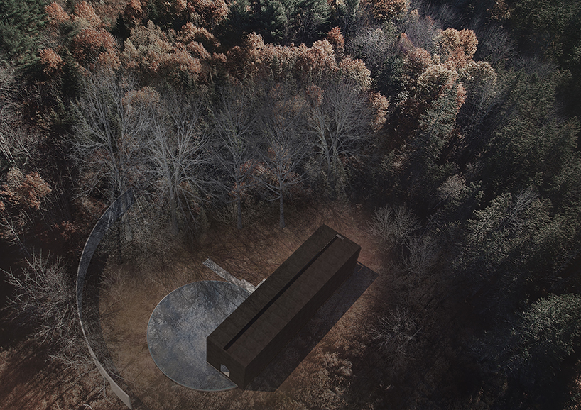 archijoo envisions buildings to blend with the seasons in northern italy designboom