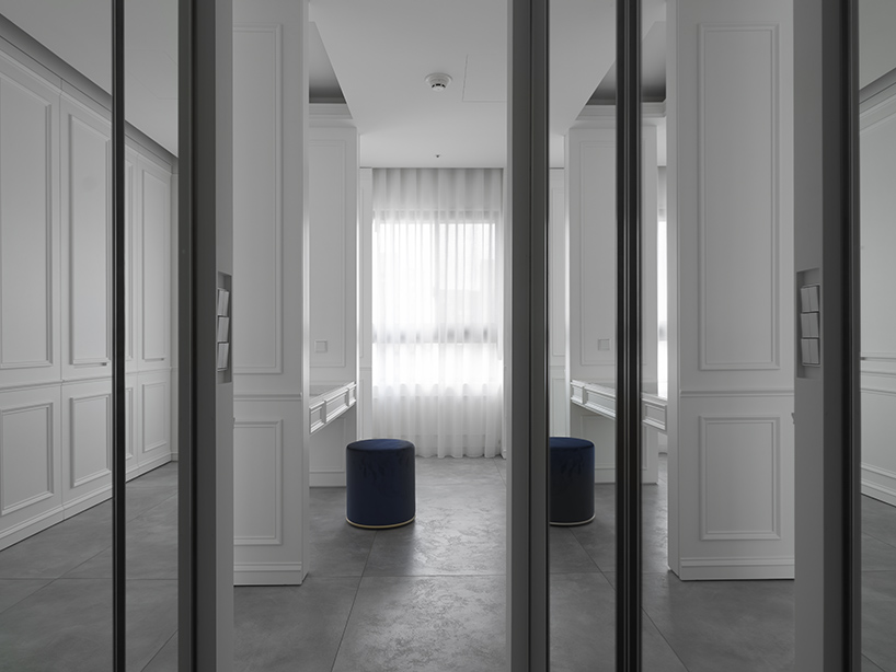 marty chou architecture creates elegant interior for 'the mermaid's' apartment in taiwan