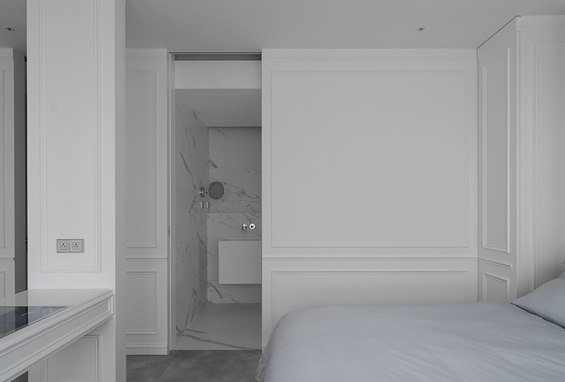 marty chou architecture creates elegant interior for 'the mermaid's' apartment in taiwan