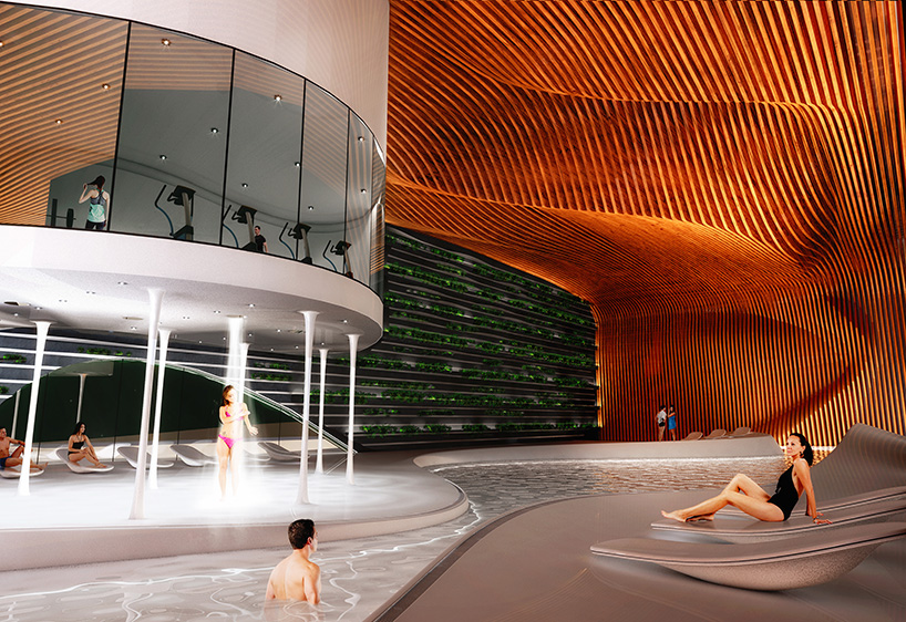 architect claudio beltrame luxury bleisure hotel competition