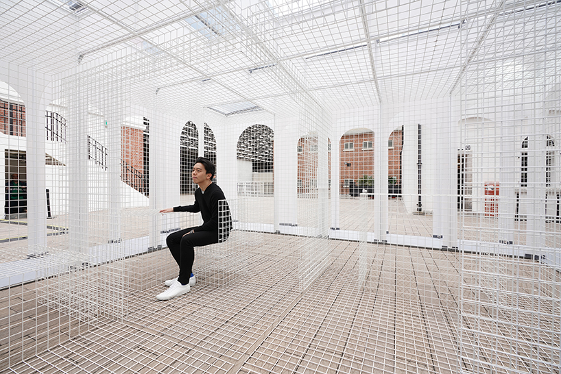 napp studio highlights the density of hong kong with 'micro to nano' spatial installation designboom