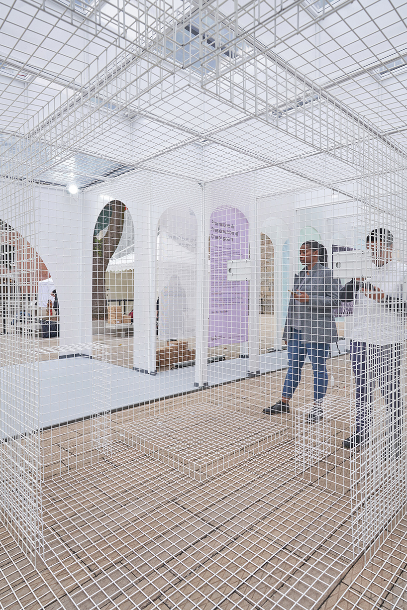 napp studio highlights the density of hong kong with 'micro to nano' spatial installation designboom