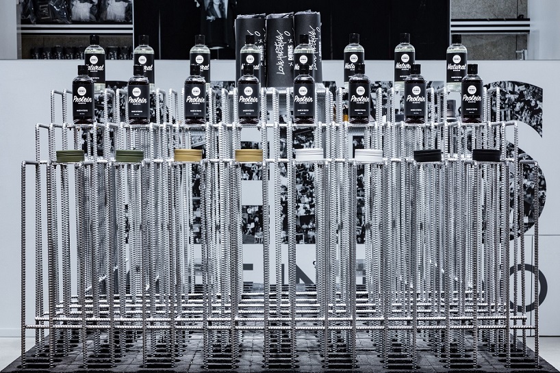 kooo architects uses steel reinforcement bars to decorate tokyo hair salon designboom