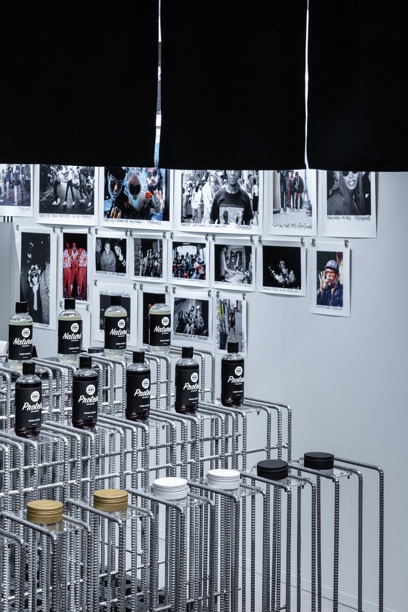 kooo architects uses steel reinforcement bars to decorate tokyo hair salon designboom