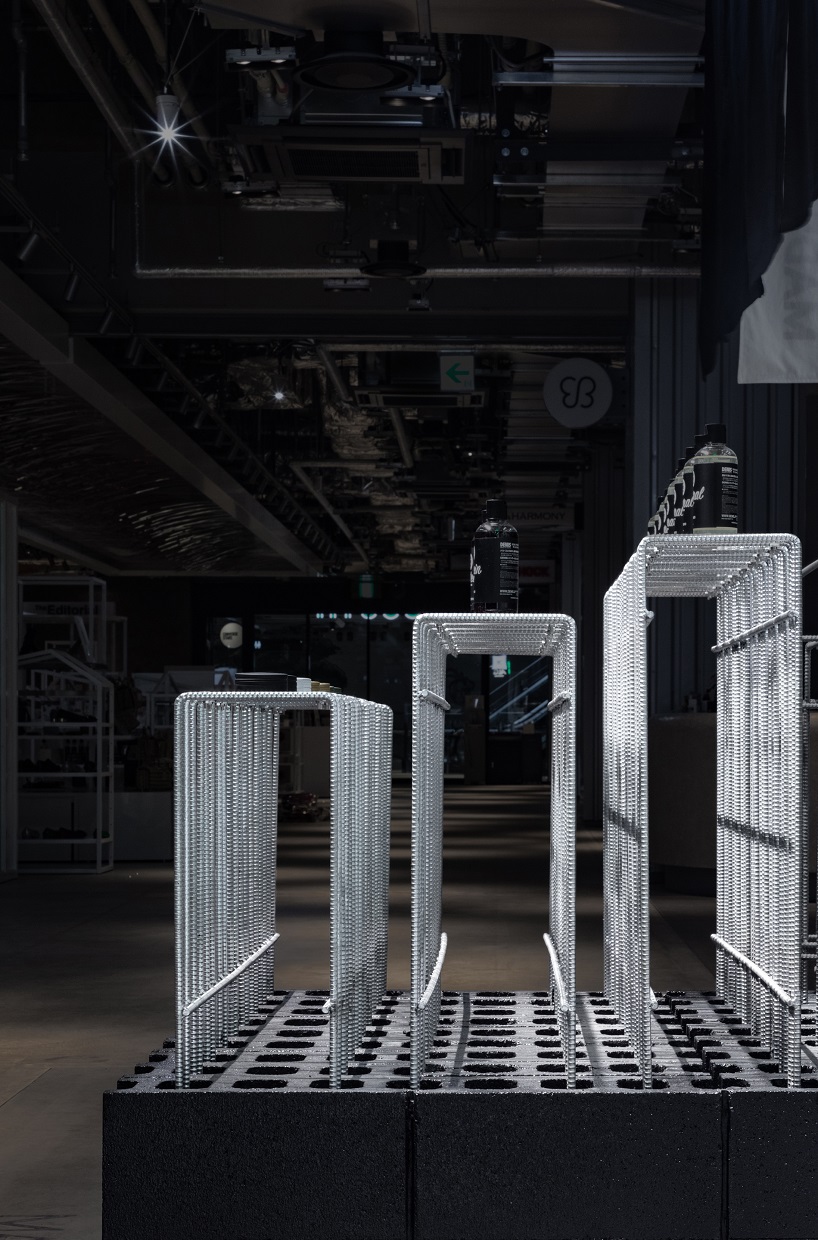 kooo architects uses steel reinforcement bars to decorate tokyo hair salon designboom