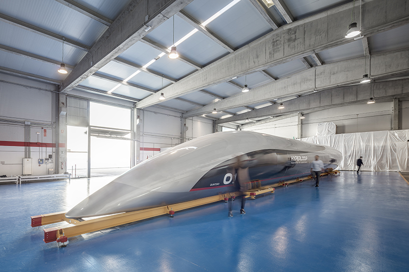 hyperloopTT unveils new images of passenger capsule 'quintero one' in spain