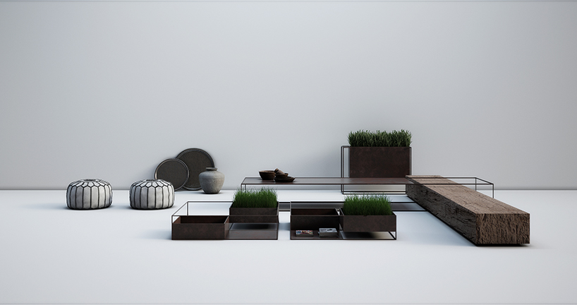 alessandro isola wireframe collection outdoor furniture designboom