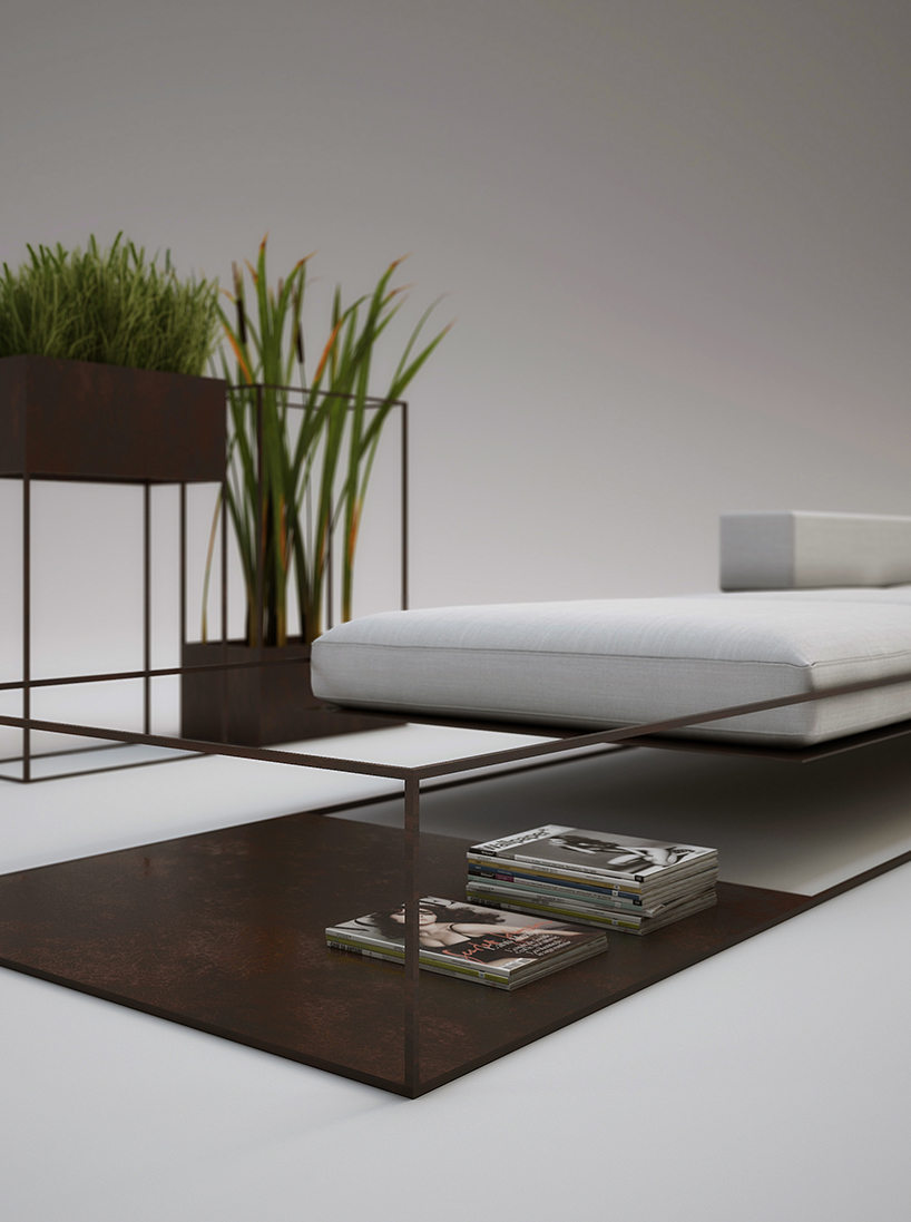 alessandro isola wireframe collection outdoor furniture designboom