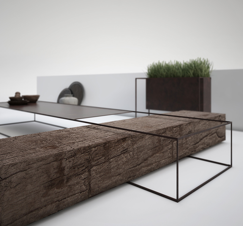 alessandro isola wireframe collection outdoor furniture designboom