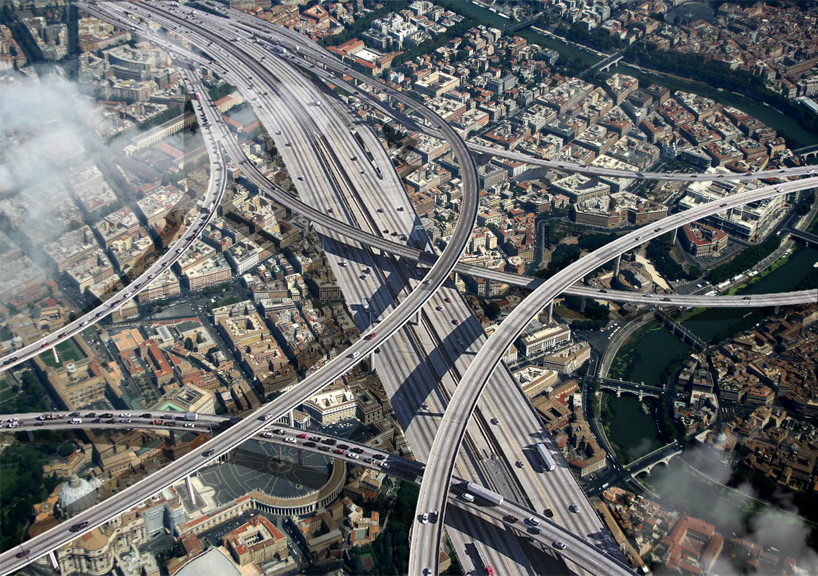 'what if' by m²ft architects superimposes iconic architecture onto the city of rome designboom