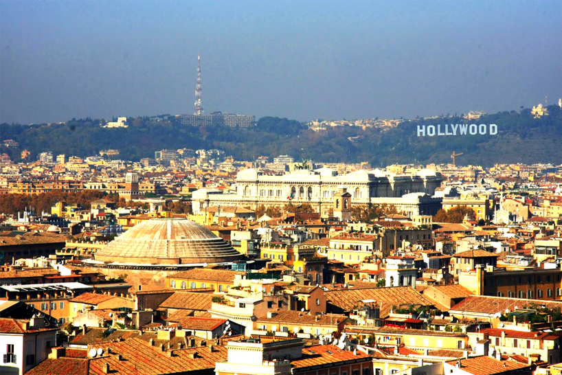 'what if' by m²ft architects superimposes iconic architecture onto the city of rome designboom