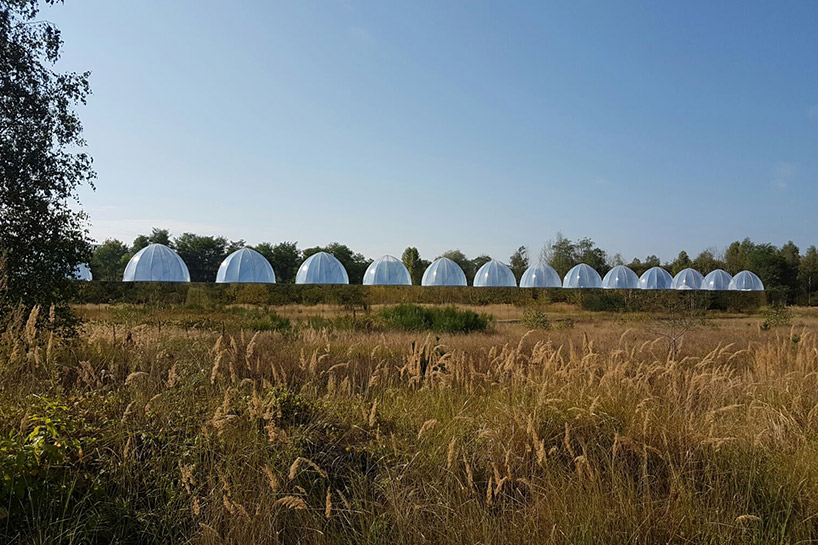 buitink technology ETFE domes belgium designboom 