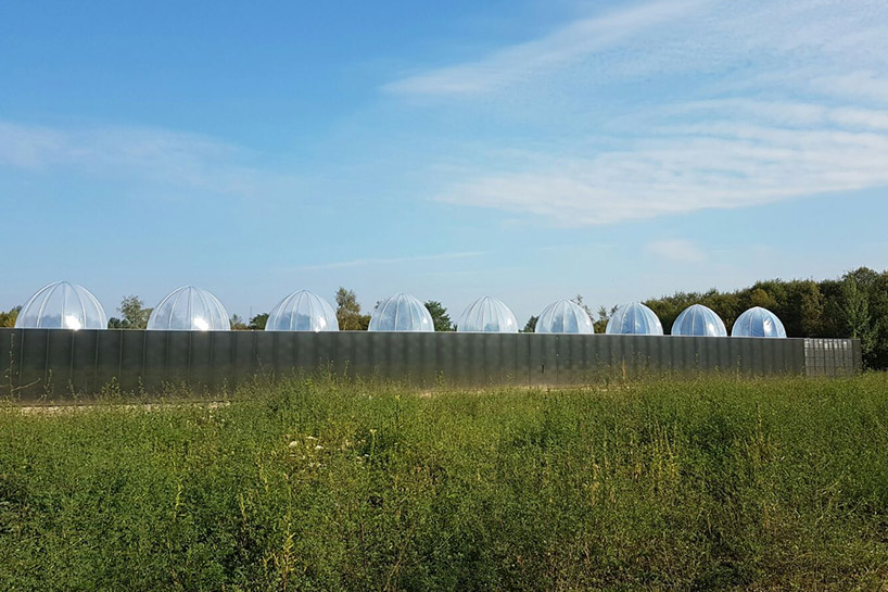 buitink technology ETFE domes belgium designboom 