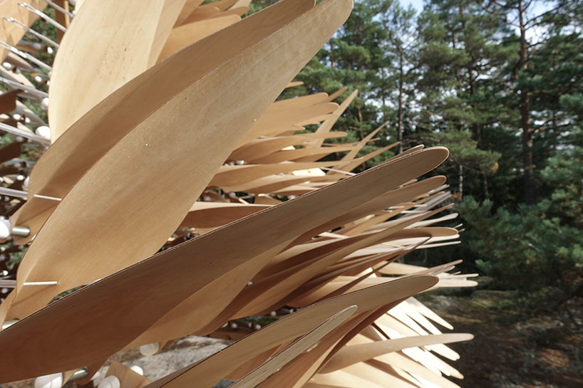 neons shiver house is re imagined in wood to celebrate its five year anniversary 2