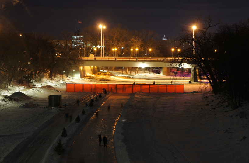 atelier ARI open border installation winnipeg designboom