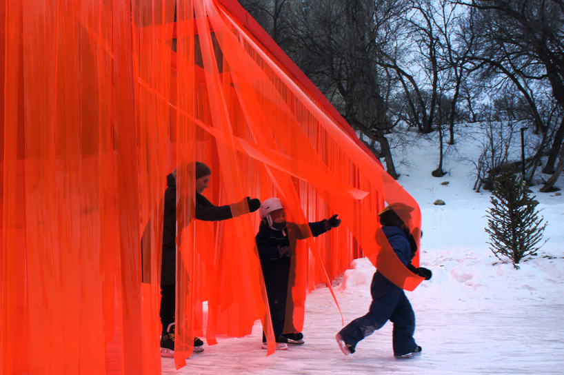 atelier ARI open border installation winnipeg designboom