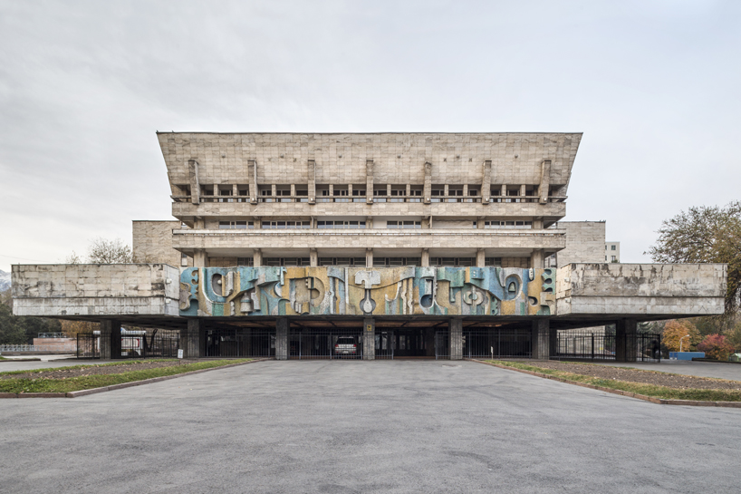 'soviet asia' by conte and perego depicts the modernist architecture of the USSR designboom