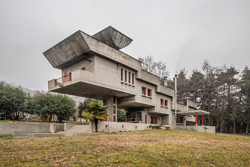 villa gontero sci fi brutalism near turin 2