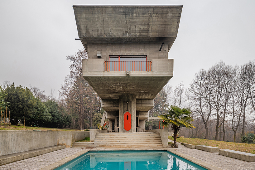 villa gontero sci fi brutalism near turin 4