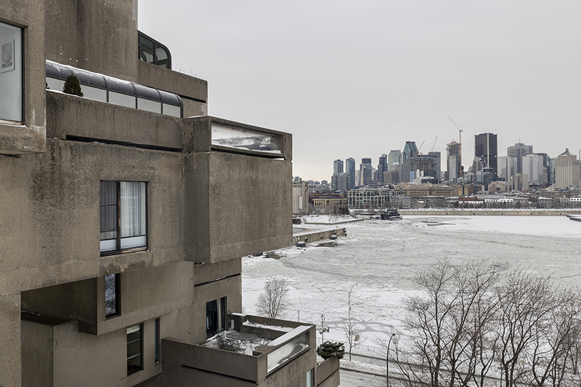 roberto conte’s desolate compositions capture iconic habitat 67 in the icy canadian winter