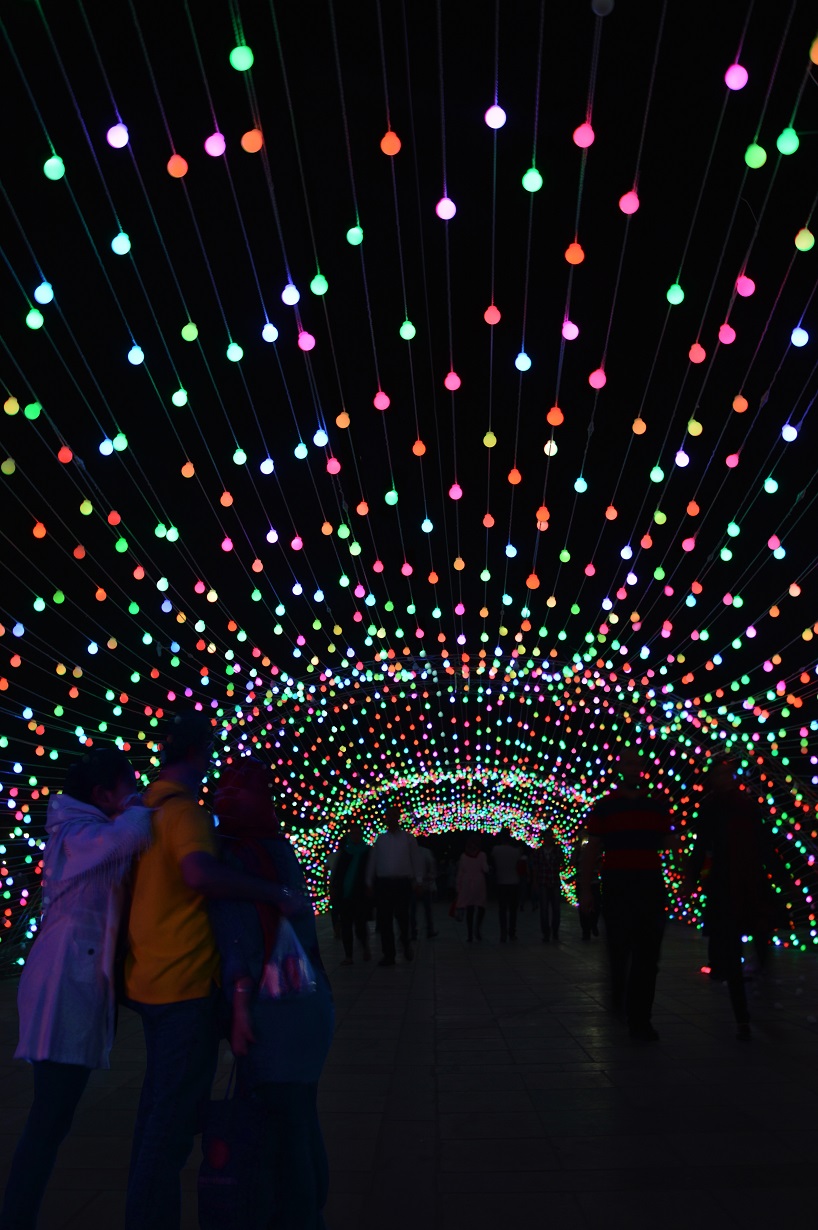 AEPioneer light tunnel tehran designboom 