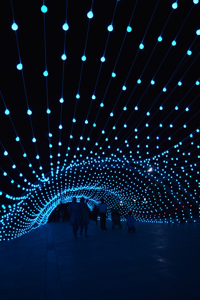 AEPioneer light tunnel tehran designboom 