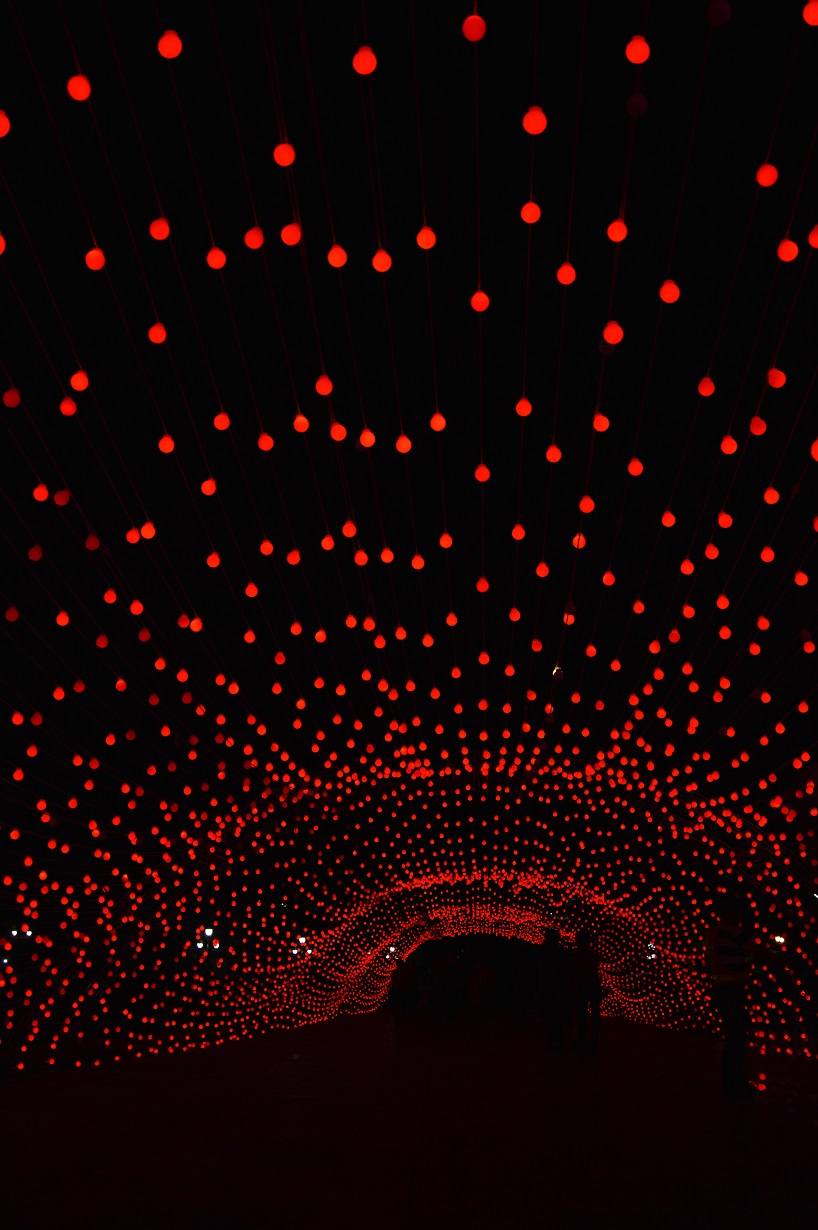 AEPioneer light tunnel tehran designboom 