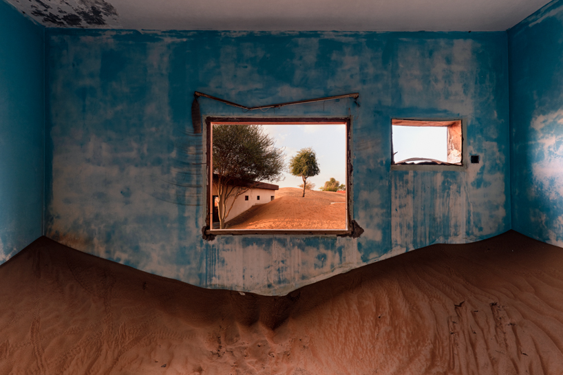 james kerwin captures towns buried in sand for 'uninhabited' photo series designboom