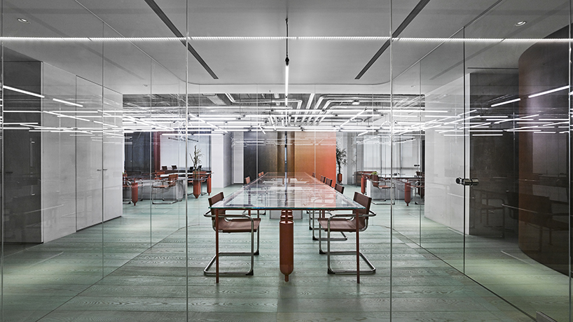 waterfrom design repurposes gas cylinders to create industrial office in taiwan designboom