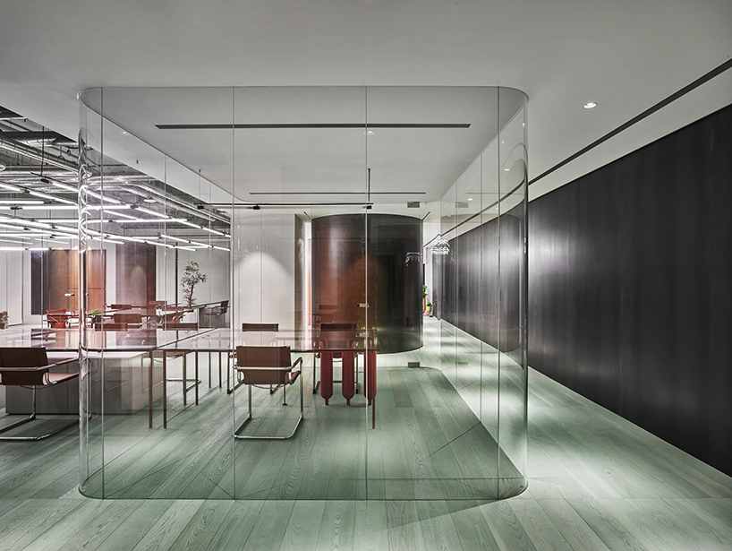 waterfrom design repurposes gas cylinders to create industrial office in taiwan designboom