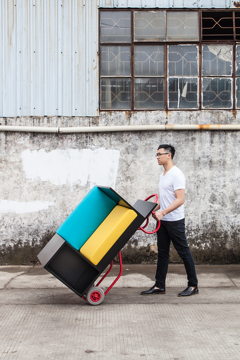 lim lu cl3 pushcart furniture cornell designboom