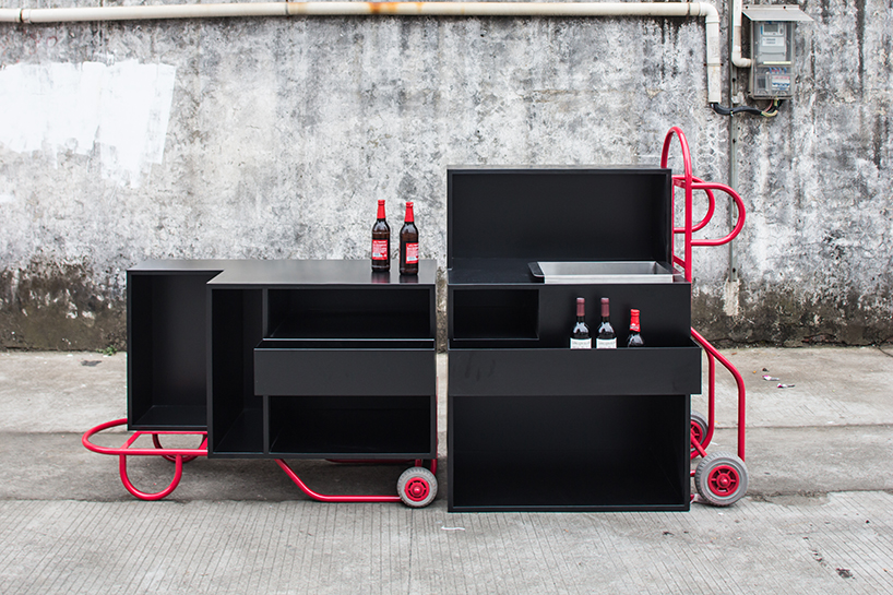 lim lu cl3 pushcart furniture cornell designboom