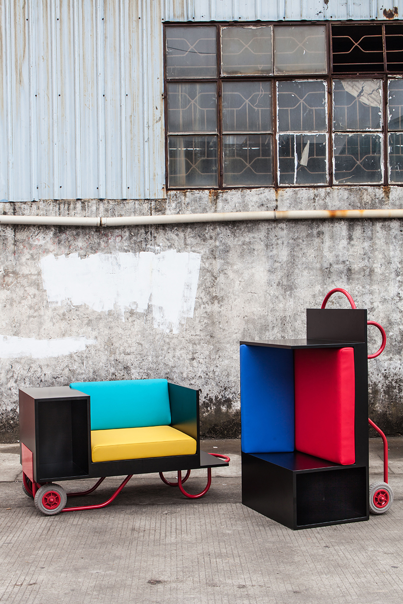 lim lu cl3 pushcart furniture cornell designboom