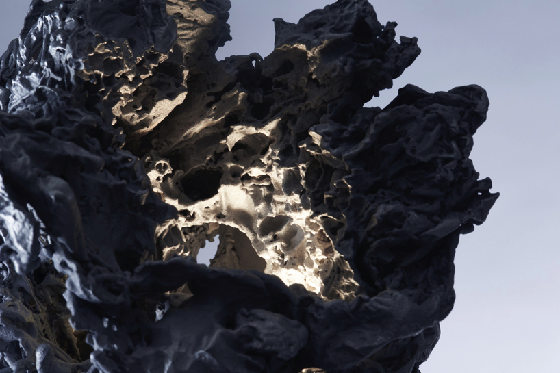 we+ captures the shape of a water vortex to create the 'swirl' light fixture designboom