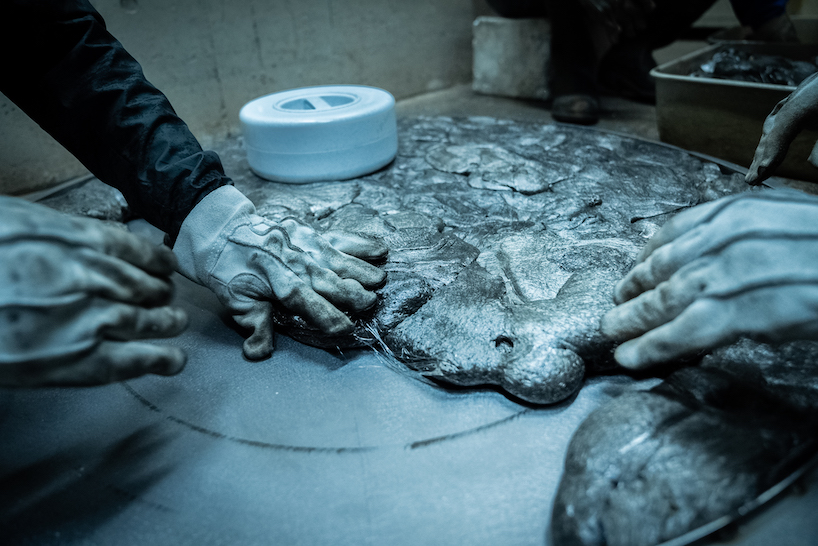 we+ transforms recycling processes to revalue styrofoam waste into monolithic furniture