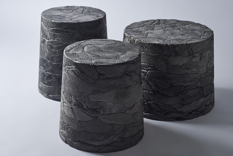 we+ transforms recycling processes to revalue styrofoam waste into monolithic furniture