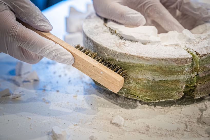 we+'s urban mining of tokyo landfills revives industrial waste as new composite materials