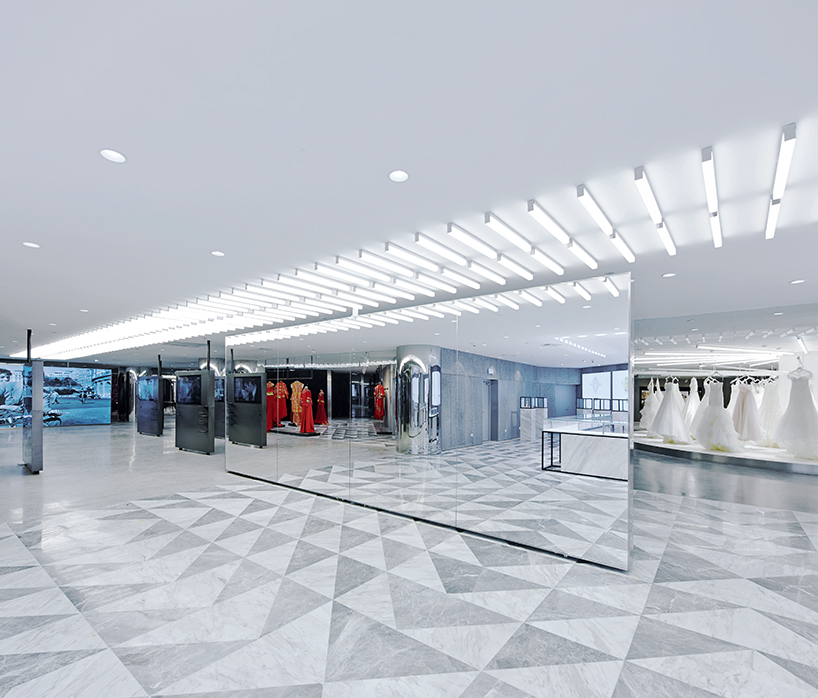 CLOU architects jiuxi wedding exhibition beijing designboom