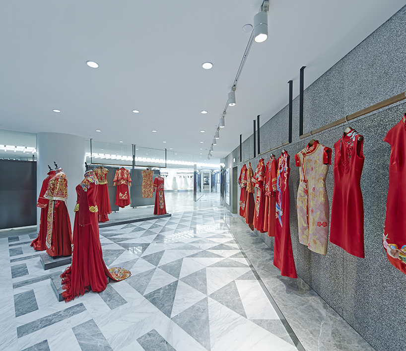 CLOU architects jiuxi wedding exhibition beijing designboom