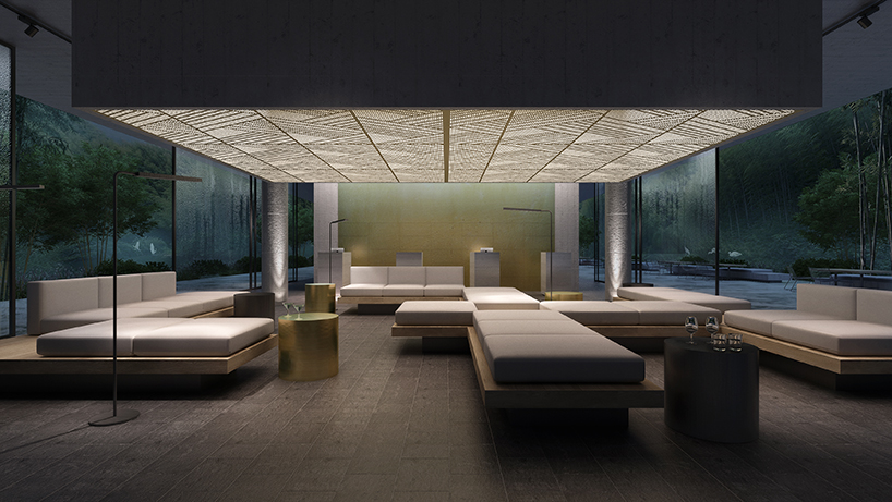 CLOU architects builds concrete yuansu resort in chinese mountains designboom