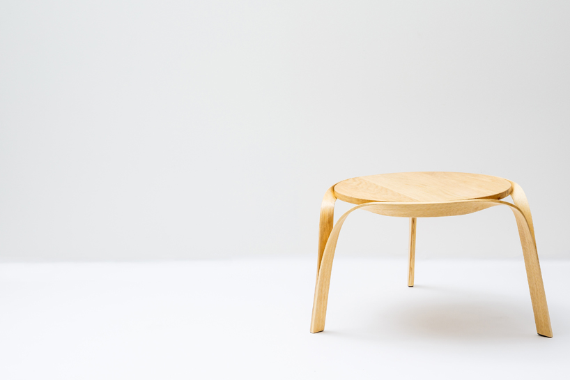 bar gantz steam bending  wood furniture designboom 