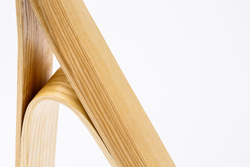 bar gantz steam bending  wood furniture designboom 