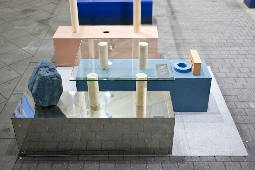 spacon & x wood wood fashion trade booth designboom