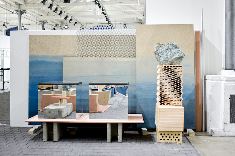 spacon & x wood wood fashion trade booth designboom