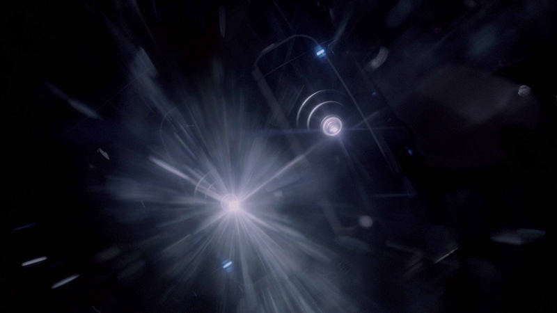 jody xiong clads interior of 12 meter-high head installation in thousands of prisms