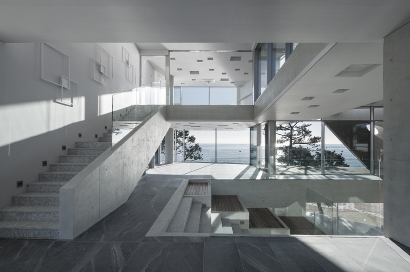 IDMM architects waveon café gijang korea designboom