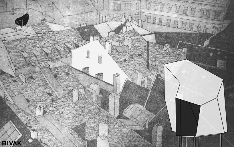 BIVAK urban nomad flats proposal designboom