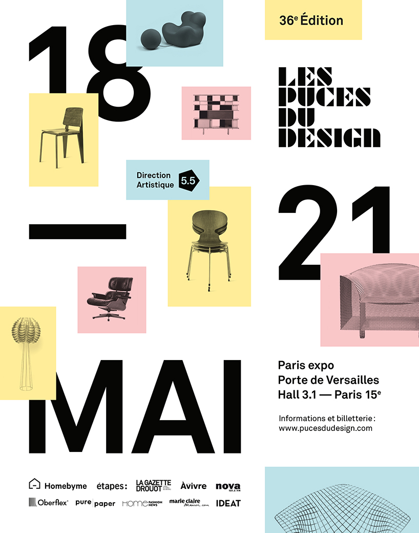 5.5 design studio original copies les puces du design 2017 paris designboom