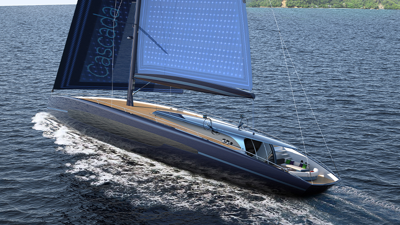 'cascada 34' by igor jankovic is a whale-shaped, solar-powered superyacht