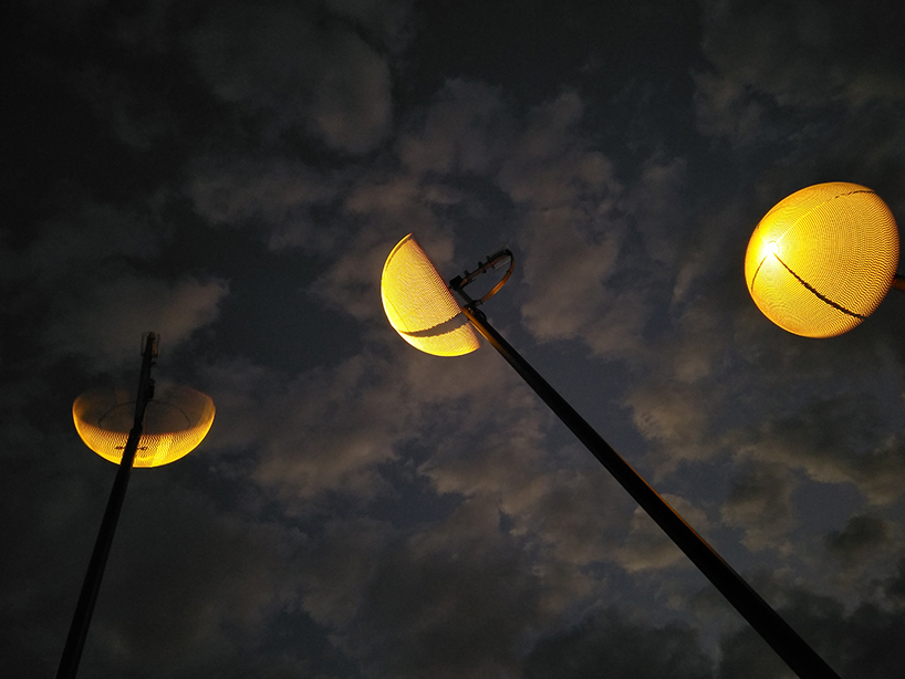 whyixd creates 9 rotating light installations in taiwan inspired by the moon's rotations